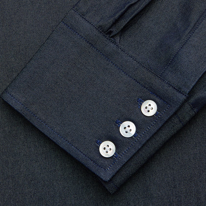Navy Weekend Fit Larkin Shirt With Dorset Collar And 3-Button Cuffs Image 2