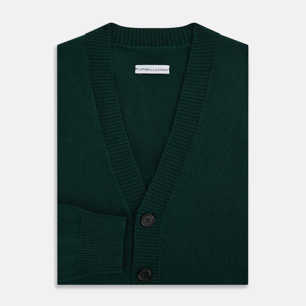 Emerald green cashmere cardigan best sale