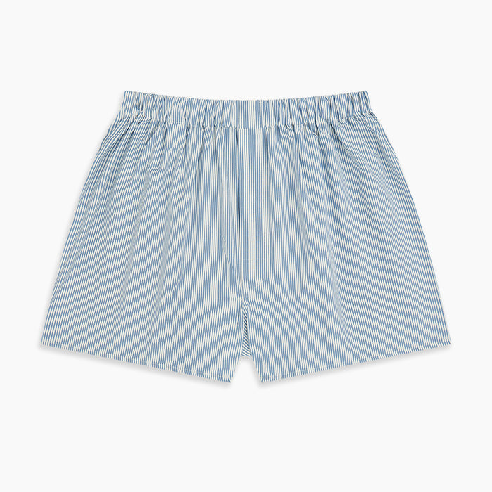 Blue Bengal Stripe Godfrey Boxer Shorts Image 2