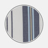 Blue, Green & White Stripe Cotton Fabric