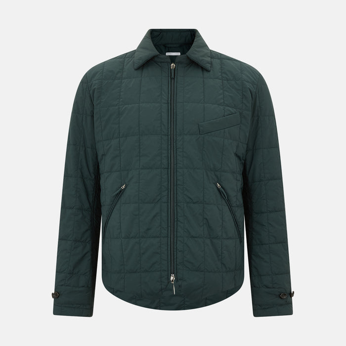 Battersea Forest Green Quilted Jacket