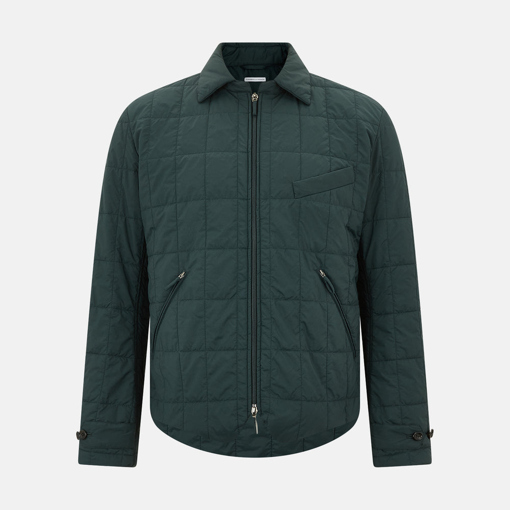 Battersea Forest Green Quilted Jacket