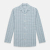 Blue and Green Multi Check Pyjama Shirt