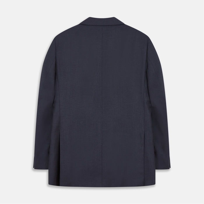 Navy Wool Blend Barrington Blazer Image 3