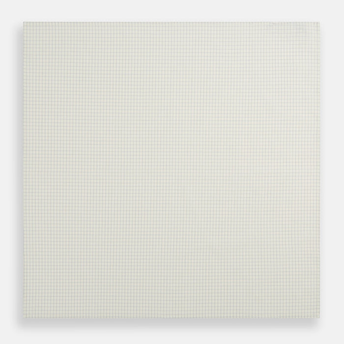 Pale Blue Graph Check Handkerchief Image 2