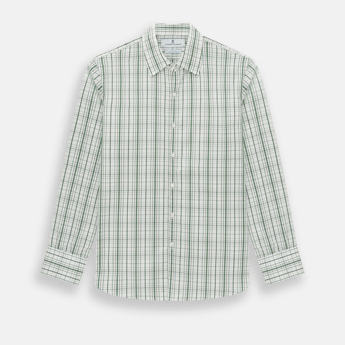 Sage Green Plaid Check Westminster Shirt