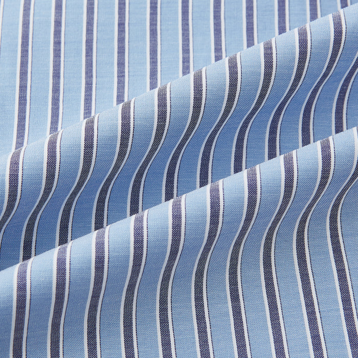 Steel Blue Ticking Stripe Westminster Shirt Image 7