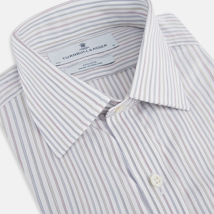 Multicoloured Music Stripe Mayfair Shirt Image 1