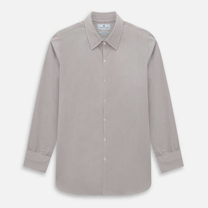 BROWN MICRO GRAPH CHECK WESTMINSTER SHIRT