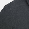 View 6 of product The Charcoal Melange Westminster Shirt by Turnbull & Asser features a long-sleeve, button-up design with a Turnbull collar and buttoned cuffs, offering classic British craftsmanship in a timeless style.