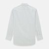 View 3 of product The Turnbull & Asser Yellow Overlay Grid Check Mayfair Shirt is a long-sleeve, button-down shirt made from soft organic cotton, featuring a yellow grid check pattern and shown laid flat on a white background.