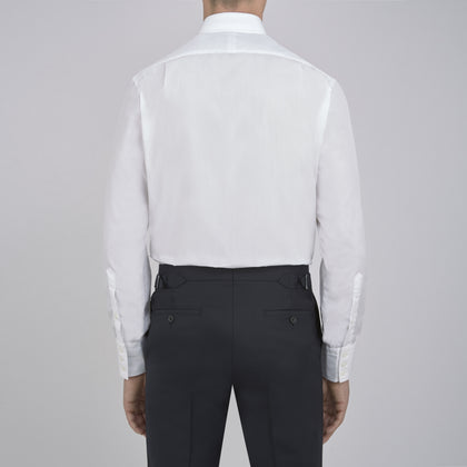 Sea Island Cotton Classic Fit White Shirt Image 2