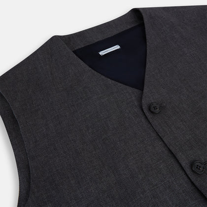 Ash Linen Twill Waistcoat