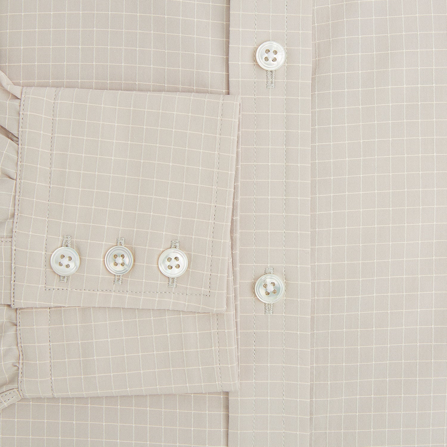 Pale Pink Fine Check Mayfair Shirt