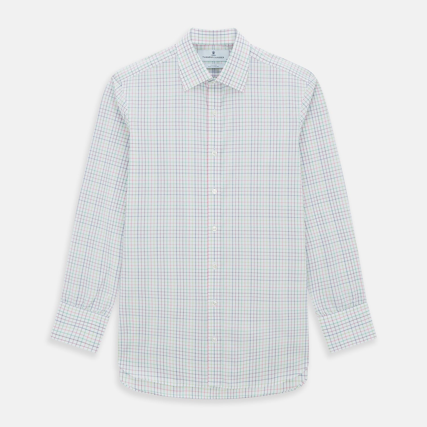 Multicoloured Double Grid Check Mayfair Shirt