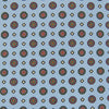 View 3 of product The Great Gatsby Silk Tie by Turnbull & Asser, as seen on Jay Gatsby—a light blue silk tie with red, yellow, and navy geometric floral motifs, ideal for classic 1920s-inspired shirts.