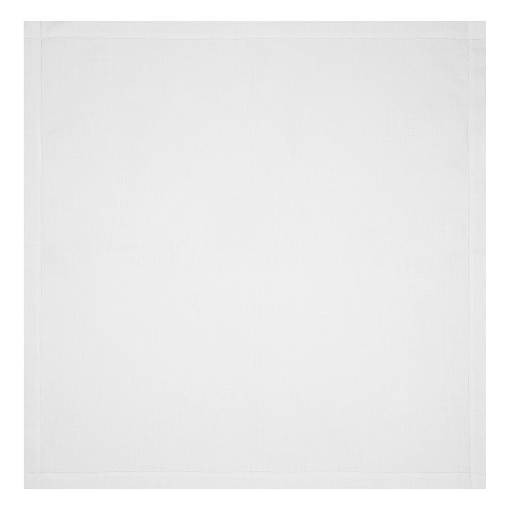 White Linen Handkerchief