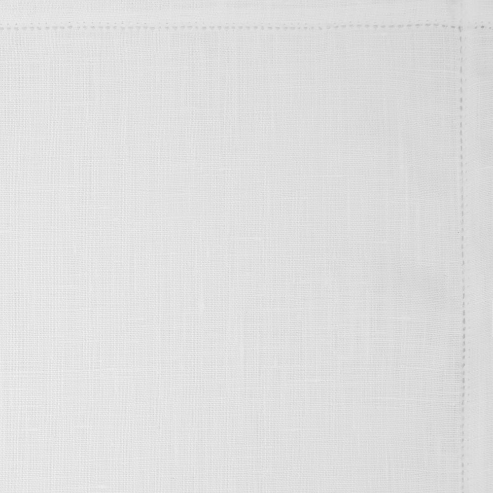 White Linen Handkerchief