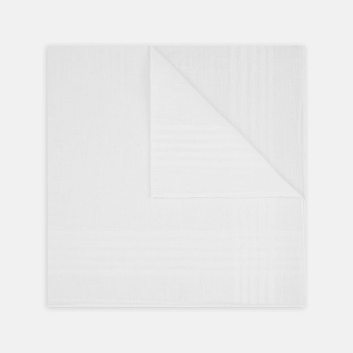 HANK CROSS FINE STRIPE, WHT LINEN HR