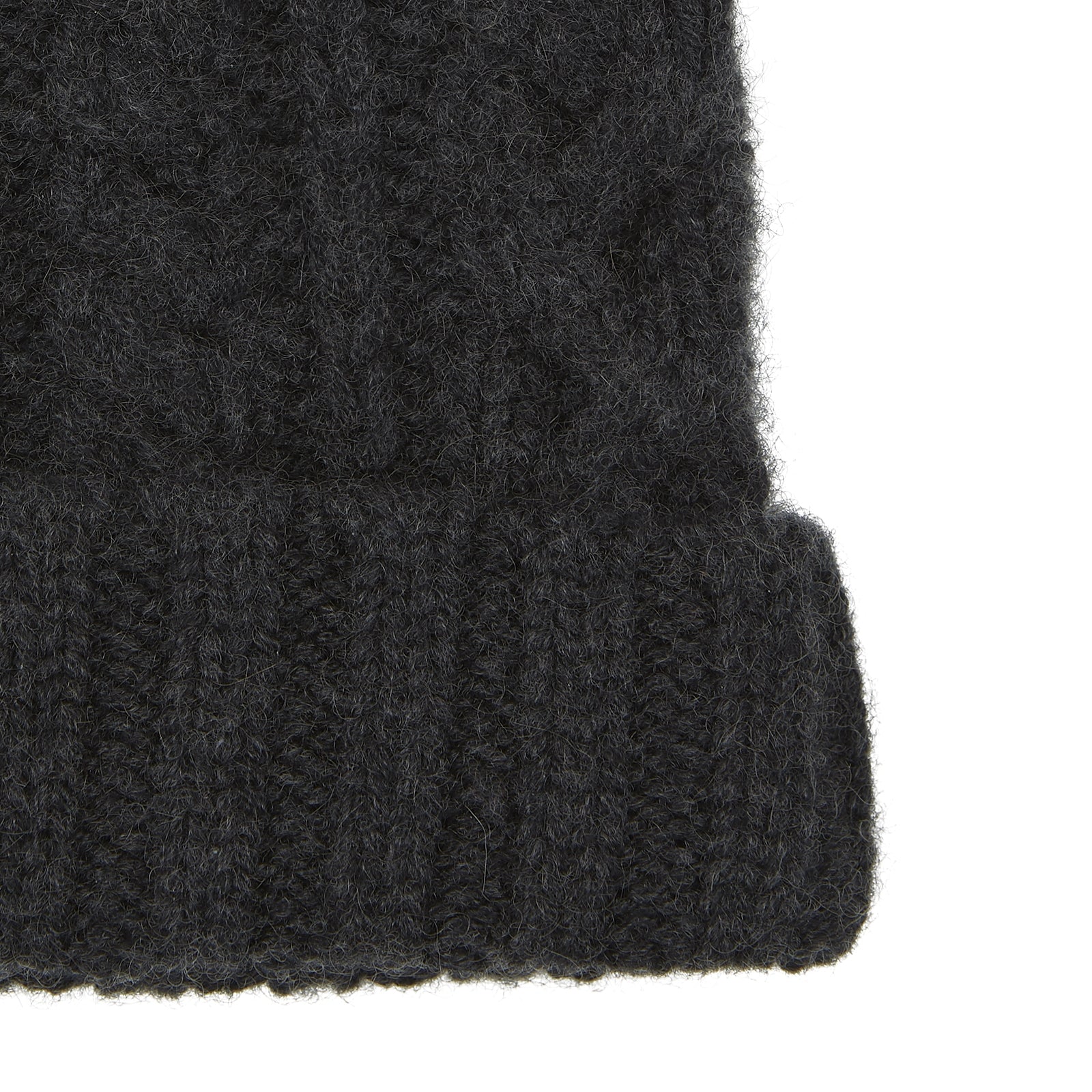 Image 3 of product Charcoal Cable Knit Cashmere Hat