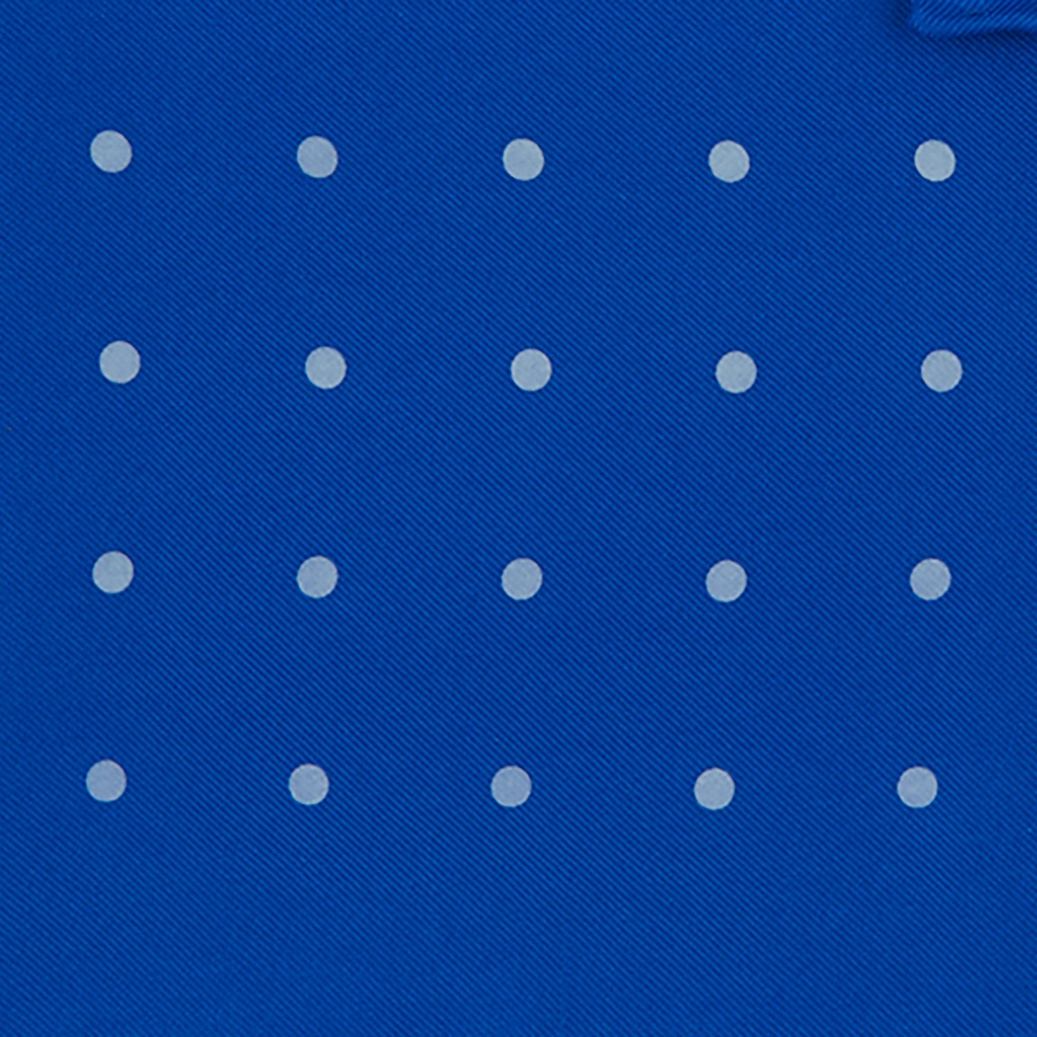 Image 3 of product Royal Blue Spot Silk Pocket Square