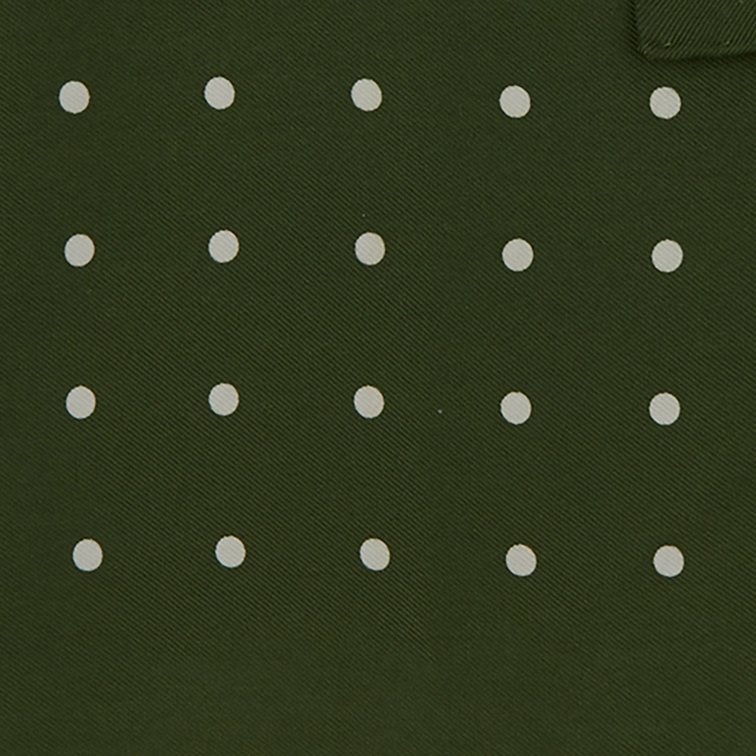 Image 3 of product Olive Spot Silk Pocket Square