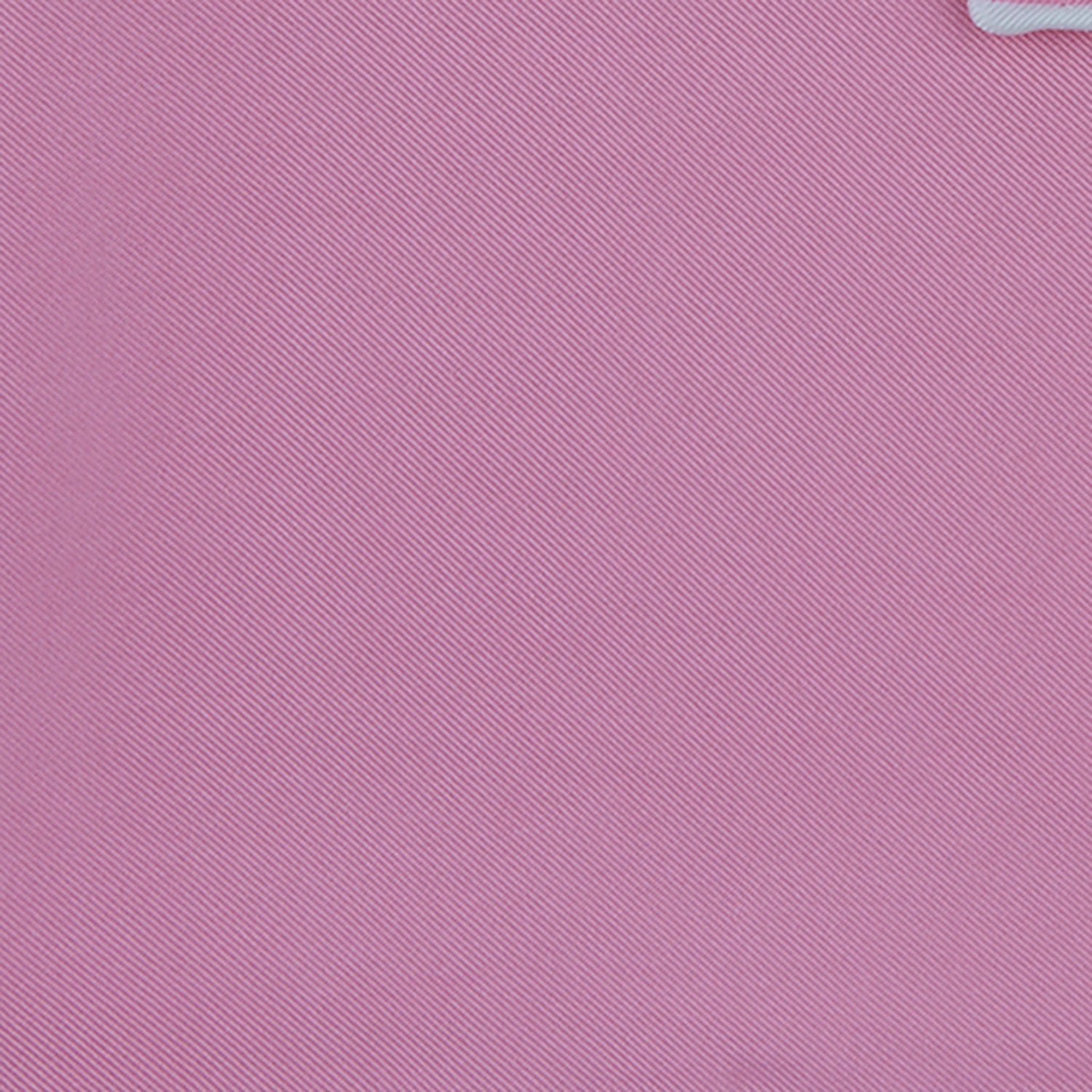 Image 3 of product Pink and White Piped Silk Pocket Square