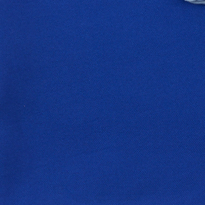 Dark Blue Piped Silk Pocket Square Image 2