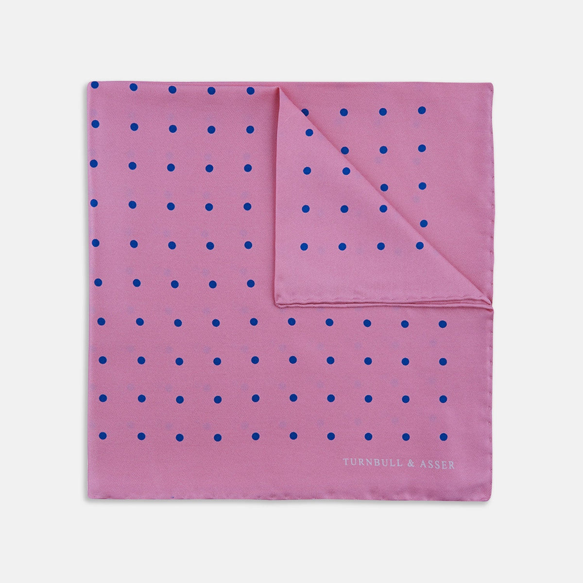 Rose Spot Silk Pocket Square