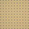 View 3 of product The Yellow and Blue Spot Silk Pocket Square by Turnbull & Asser features evenly spaced blue dots on yellow silk, with the brand name printed in one corner and a refined folded finish.