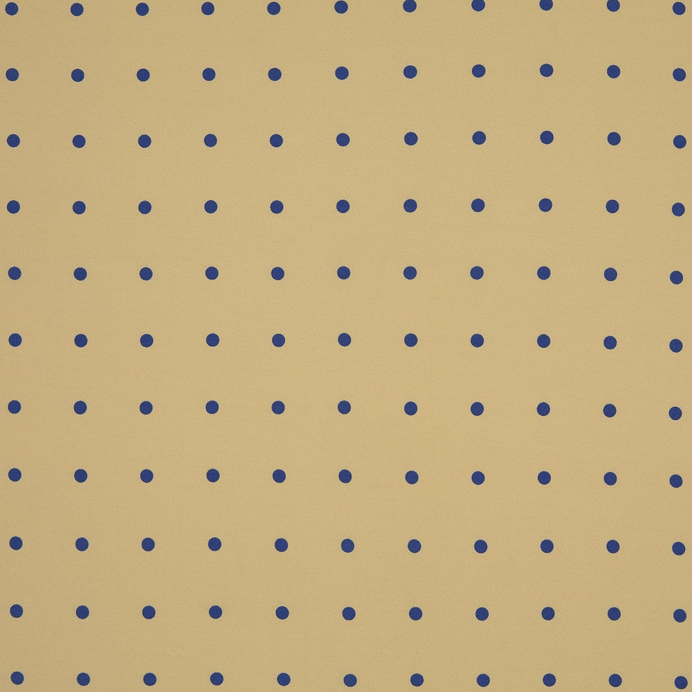 Yellow and Blue Spot Silk Pocket Square