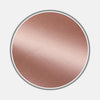 View 1 of product A close-up of BESPOKE FABRIC 1244 16 by Turnbull & Asser shows smooth rose gold satin with a soft texture and subtle sheen, ideal for custom shirts or collars, displayed in a circular frame on a white background.