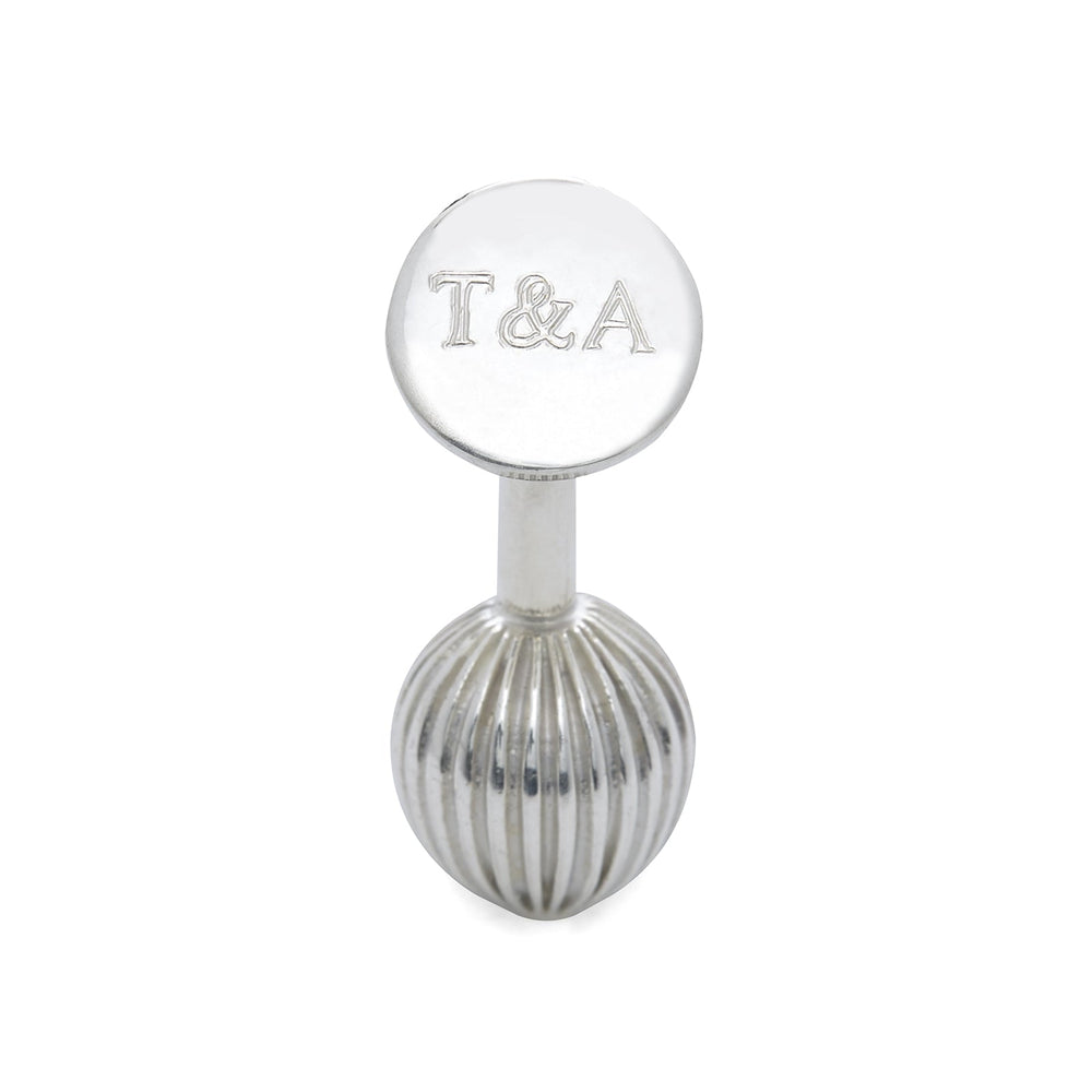Sterling Silver Ornament Cufflinks