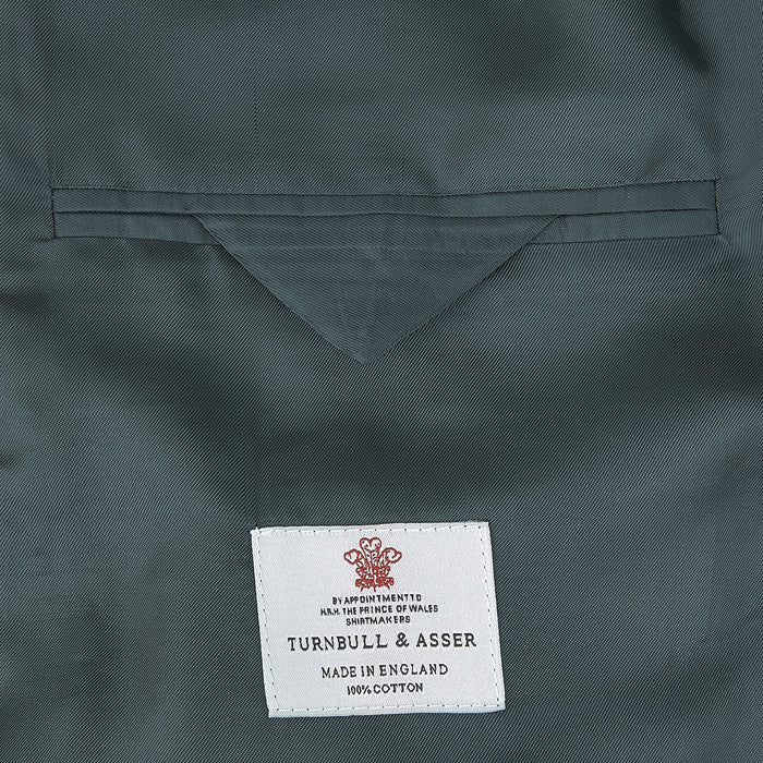 Green Double Breasted Velvet Smoking Jacket Image 1