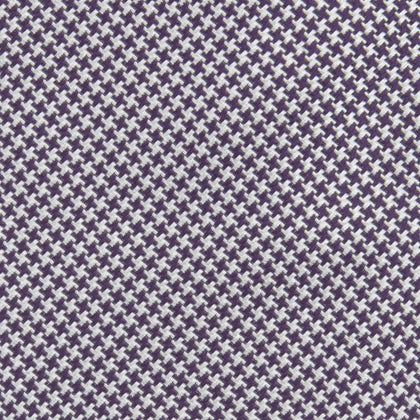 Plum Houndstooth Silk Tie Image 2