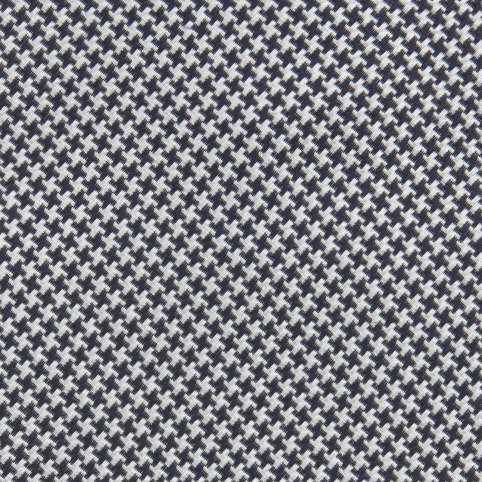 Image 3 of product Navy Houndstooth Silk Tie