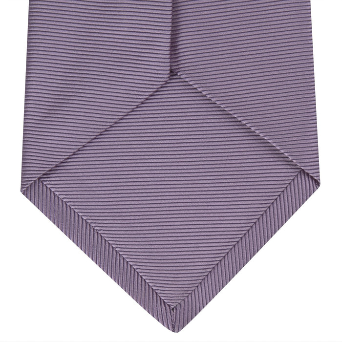 Lilac Horizontal Twill Silk Tie Image 3