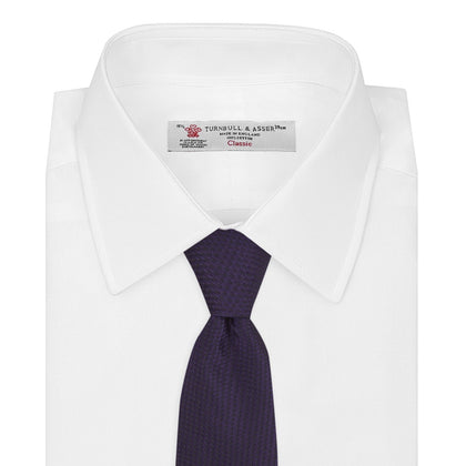 Plum Lace Silk Tie