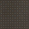 View 3 of product The Brown Floral Spot Silk Tie by Turnbull & Asser features a classic brown base with silver-gray floral spots—an elegant accessory that pairs perfectly with your office shirts.