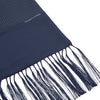 Navy Mini Polka Dot Cashmere Backed Silk Scarf