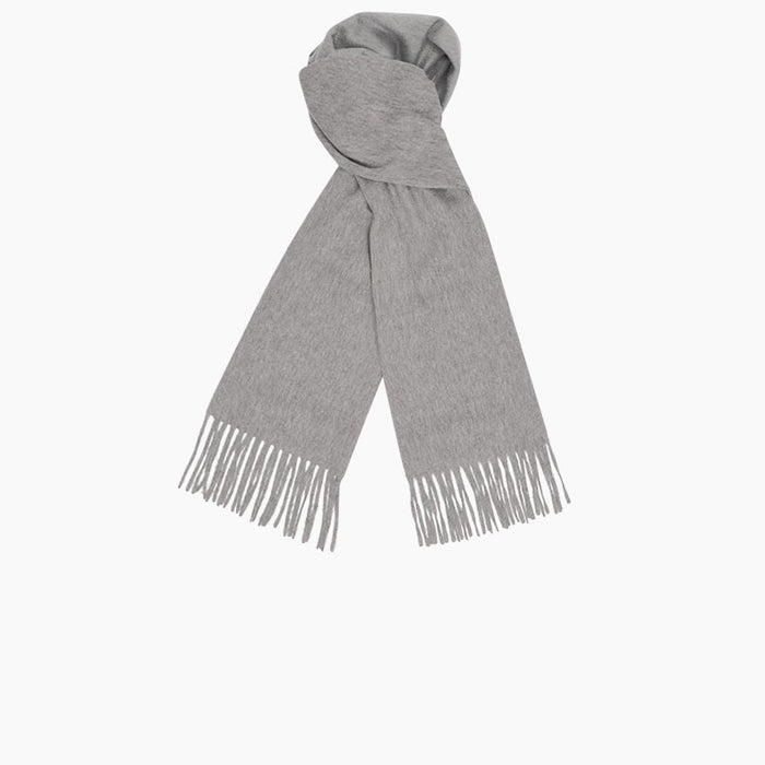 Flannel Grey Pure Cashmere Scarf Image 2