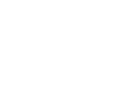A white, vintage-style illustration of open scissors with ornate handles, displayed on a light gray background.