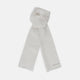 Plain White Silk Scarf