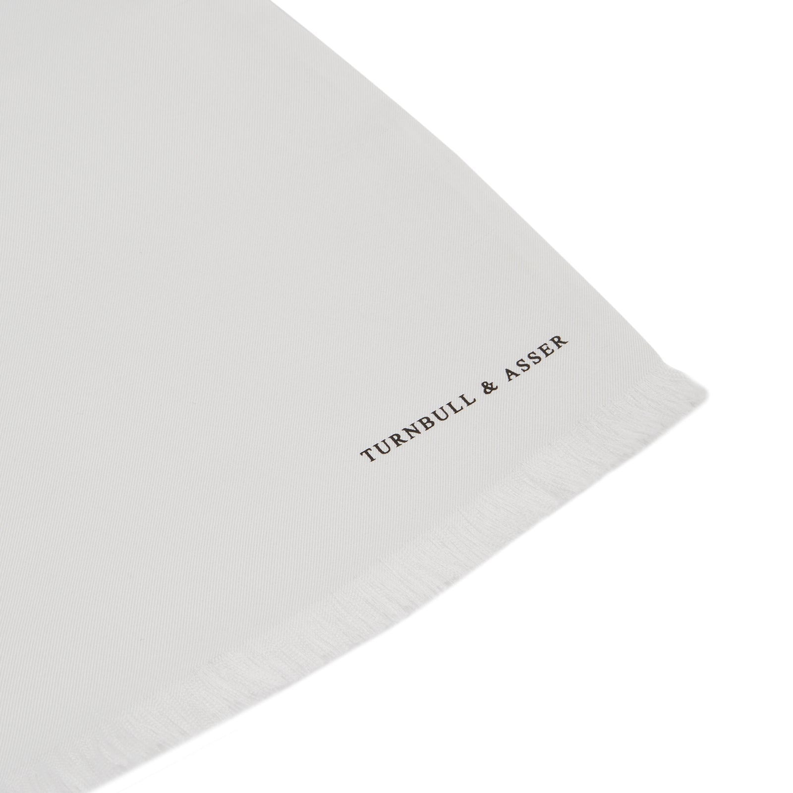 Image 2 of product Plain White Silk Scarf