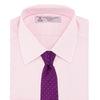 Pink End-on-End Shirt with T&A Collar and 3-Button Cuffs