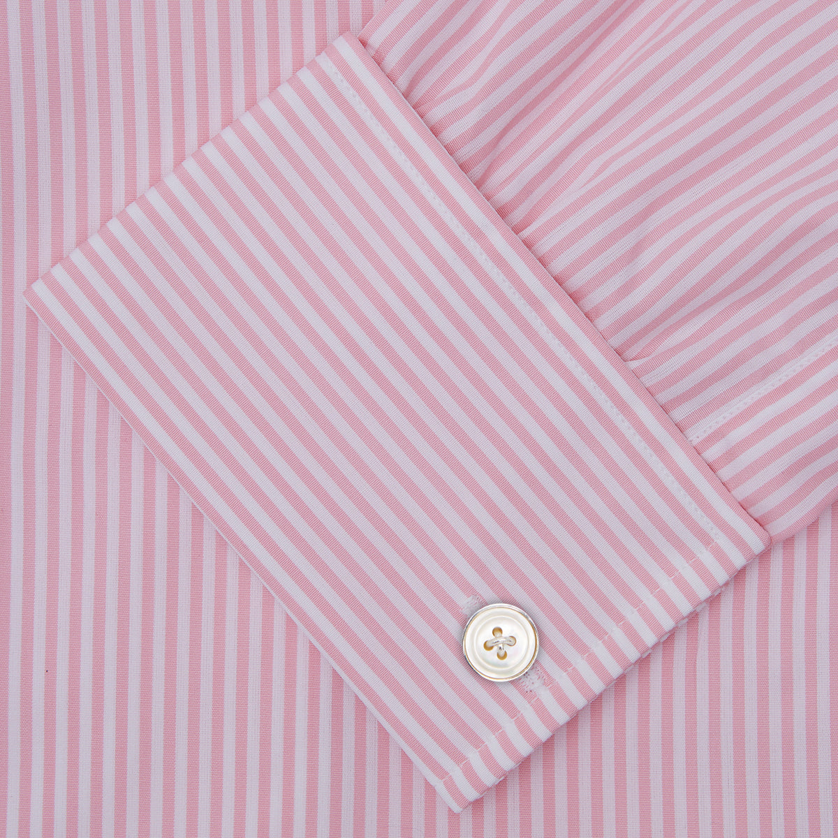 Image 6 of product Pink Bengal Stripe Shirt with T&A Collar and Double Cuffs