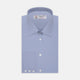 Blue Sea Island Quality Cotton Shirt with T&A Collar and 3-Button Cuffs