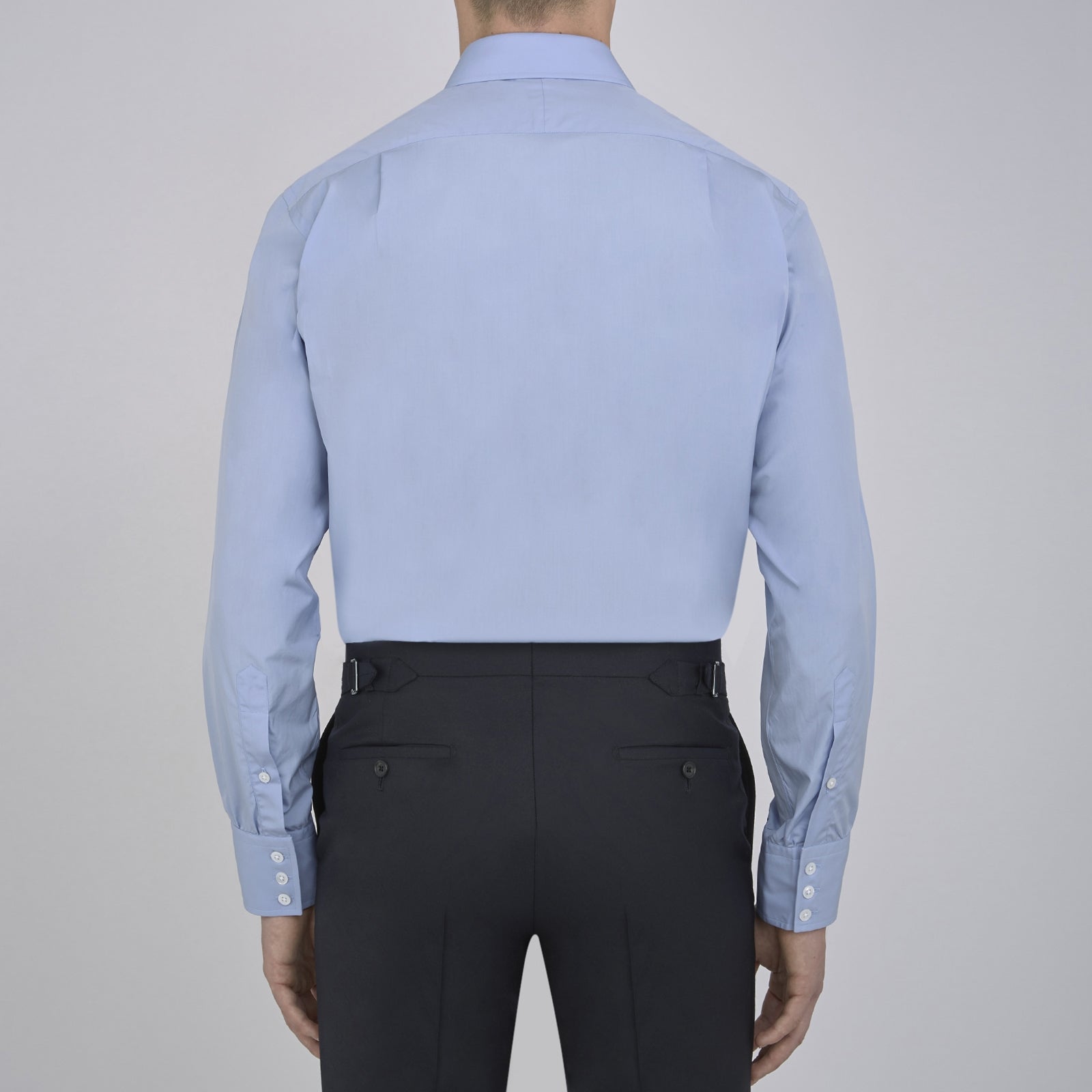 Image 3 of product Blue Sea Island Quality Cotton Shirt with T&A Collar and 3-Button Cuffs