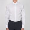 Grey Micro Multi Check Shirt with Regent Collar and Button Cuffs