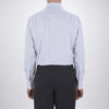 Blue and Red Multifade Check Shirt with T&A Collar and Button Cuffs